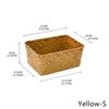 Woven Seagrass Storage Baskets Straw Rattan Basket Desk Organizer Picnic Basket Fruit Storage Box Cosmetic Storage Container