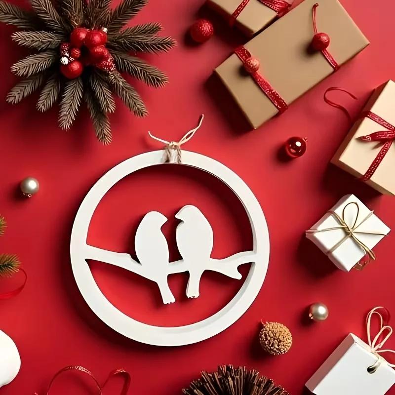 Cazstyk Flower Wreath Silicones Molds For Epoxy Resin, Bird Wreath Resins Molds For Making Gypsum Decorations Art Craft