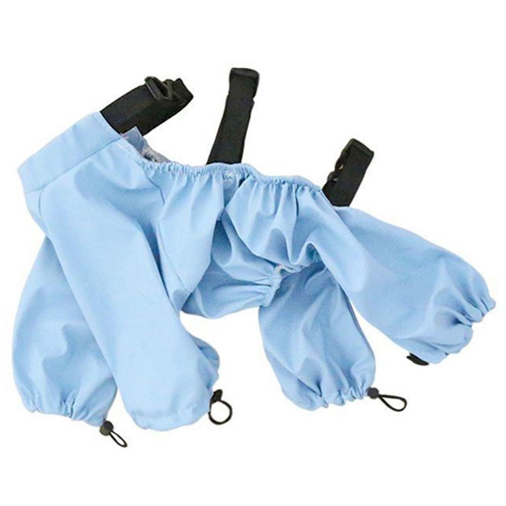 Adjustable Straps Pets Dustproof Pants Stain Resistant Belly-Covering Pet Outfit  for Dogs Puppy