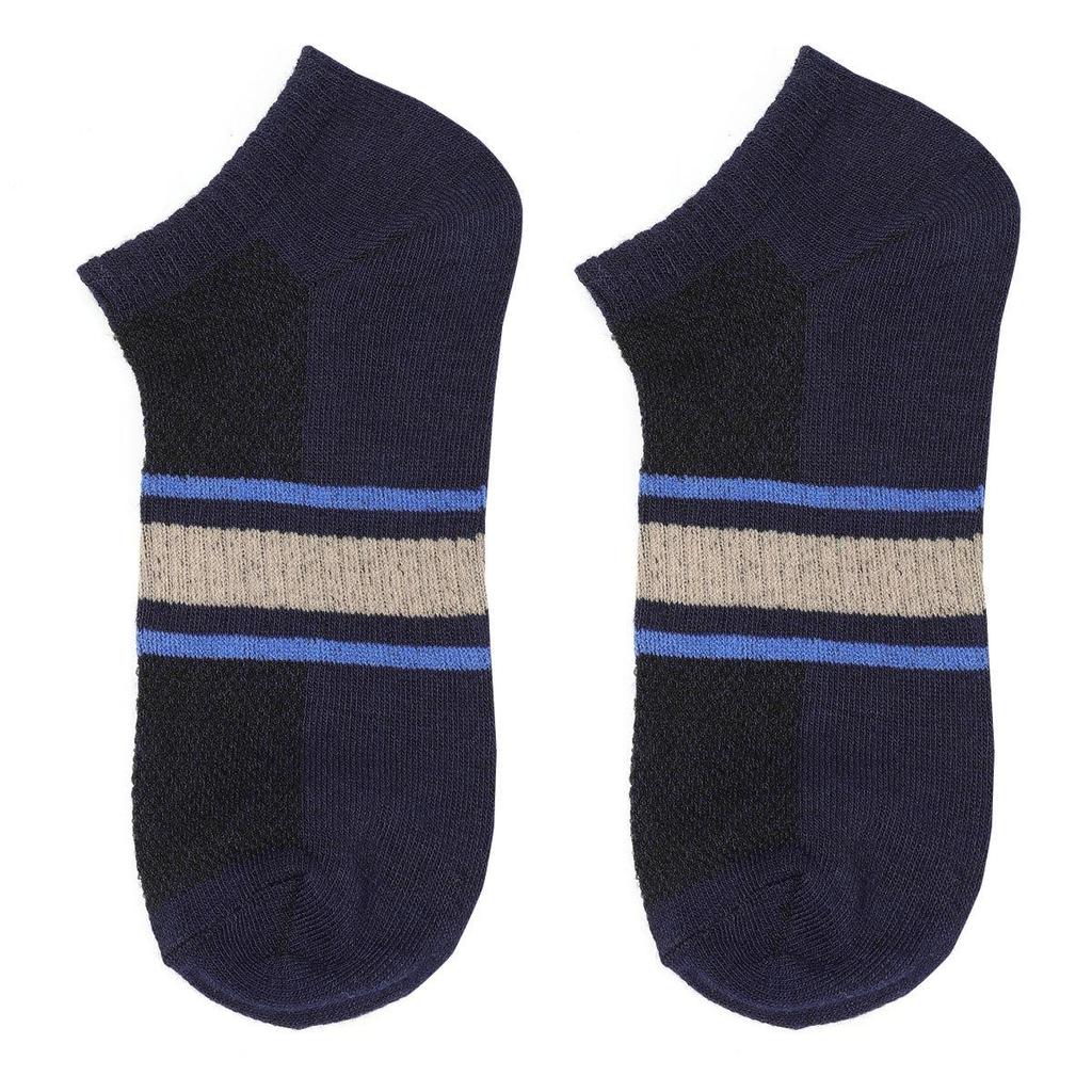 Men's Lightweight Invisible Mesh Sports Socks - Breathable & Sweat-Absorbent Low-Cut Design for Spring/Summer.