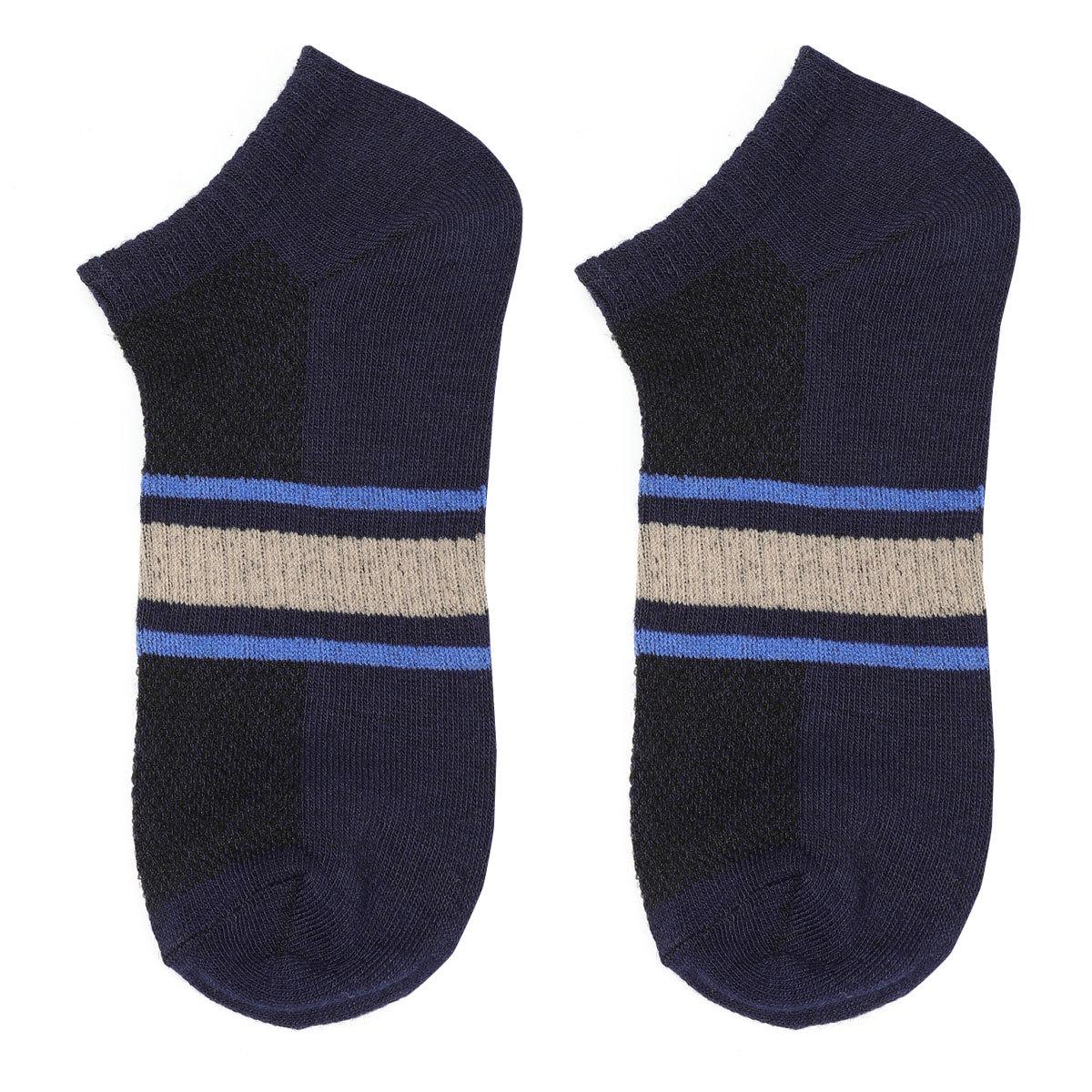 

Мужские легкие невидимые сетчатые спортивные носки - дышащие и влагоотводящие, низкая посадка для весны/лета. 39-43 темно-синий