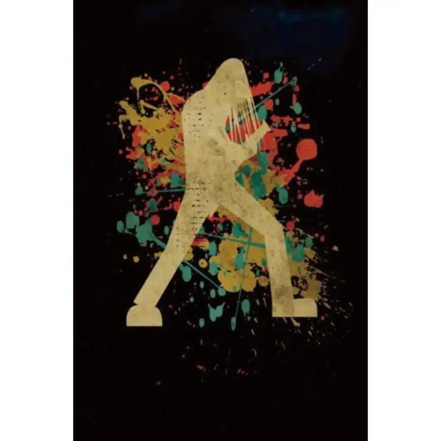 Vintage Rock Music Guitar Metal Wall Sign  Man Cave Gym Pool Bar Bathroom Yard Garage Decor  x in Tin Sign