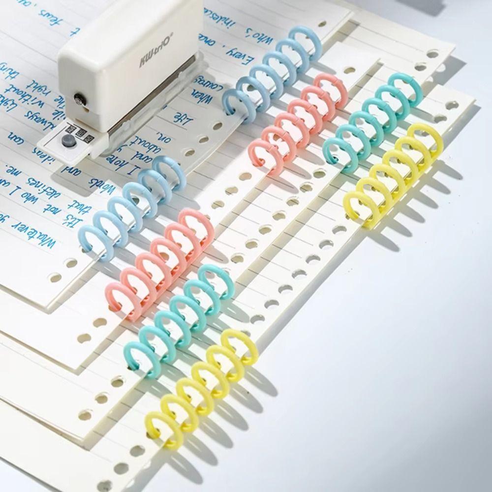 Loose Leaf Bind Hole Puncher 6-hole Round Hole Puncher Craft Scrapbook Paper Puncher  Student