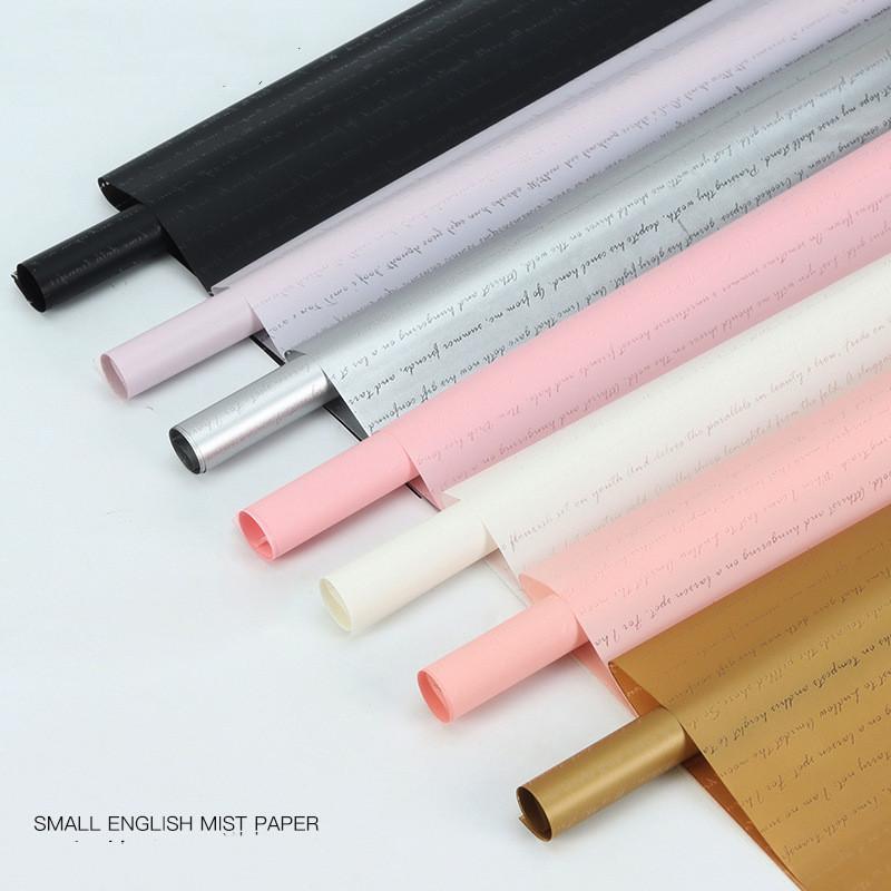 

Водонепроницаемая матовая корейская обычная бумага для упаковки цветов mixed 20pcs