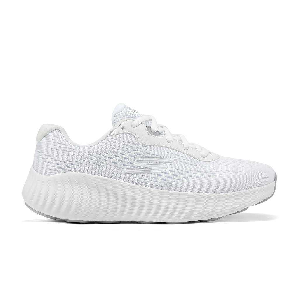 Skechers Go Run Now Comfortable Slip-Resistant Durable Low-Top Casual Training Running Shoes Women Sneaker Silver 129365-WSL
