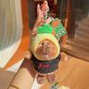 Carrot Marmota Hat Clothes Cute Plush Keychain Pendant Gift And Bag Accessory