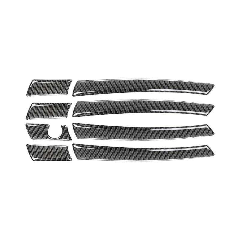 For Mercedes Benz C CLASS W204 2007-2013 Car Exterior Door Handle Decorative Cover Sticker Carbon Fiber Modified Accessories