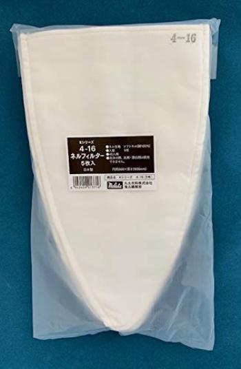 Maluta K Series Flannel Filter 5 Pieces 660mm X Depth with Kalita Replacement 4-16 (4 Pieces) (circumference 260mm) (Compatible Products)