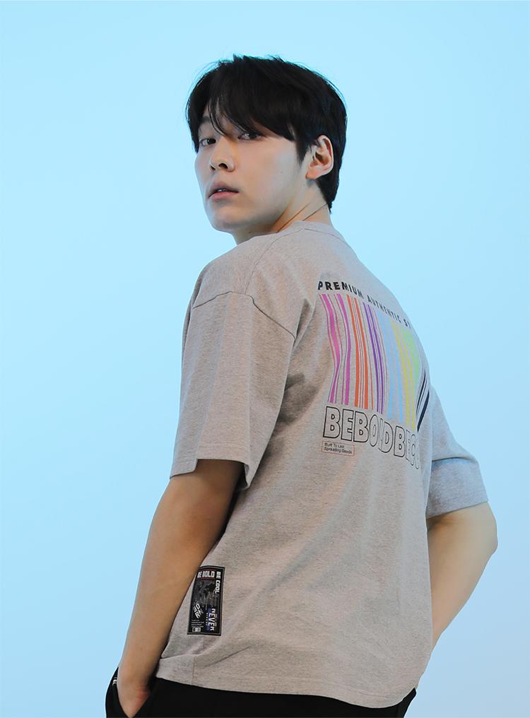 Be Bold Be Cool Color [T-Shirt] White/Big1 (4Xl~5Xl)