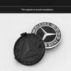 For Mercedes Benz 75mm Car Accessories ABS Wheel Center Hub Cover Rim Caps For Mercedes Benz Amg C180 C200 C260 W108 W124 W126 W