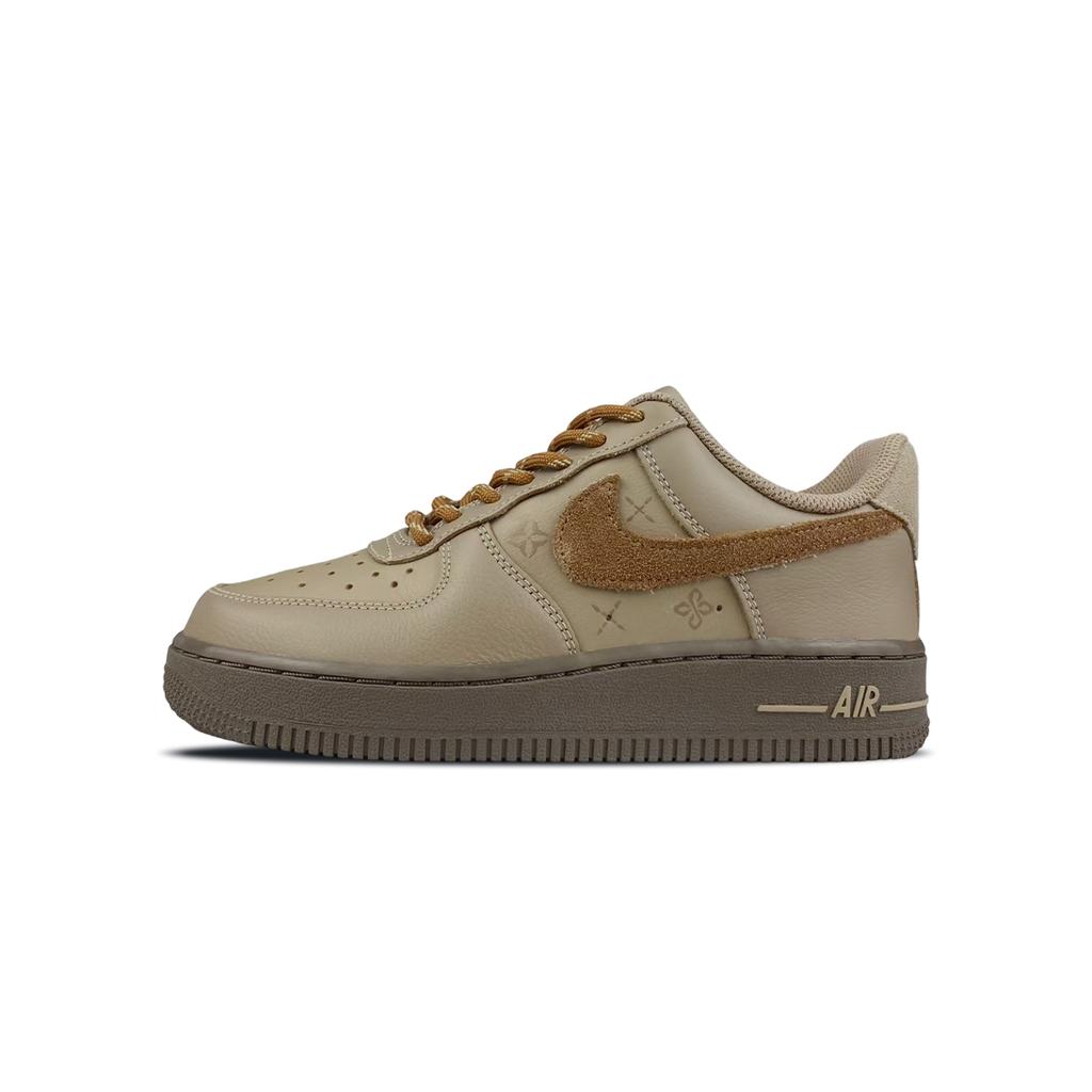 Nike Air Force 1 Lv8 BNK Timber, Stamp Included Abrasion Resistant Abrasion Resistant Low top Skateboard Shoes Unisex HQ1176-222(Team40-SBOX)