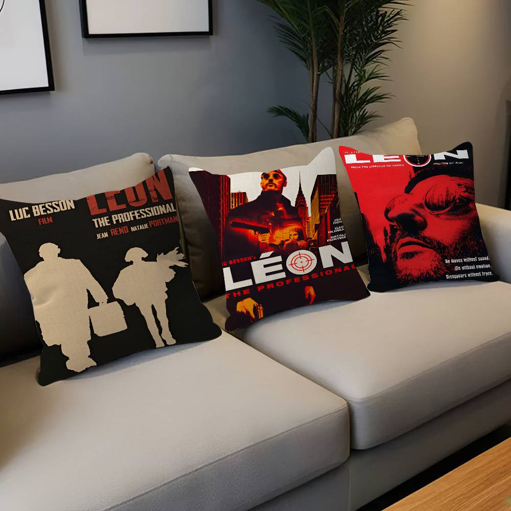 Movie Leon The Professional Pillowcase toon Gift Cushion Cover Bedroom Home Sofa Chair Seat Decor pillow case
