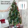Weihnachtsdekorationszubehör Transparent 12 Stück Eistüten