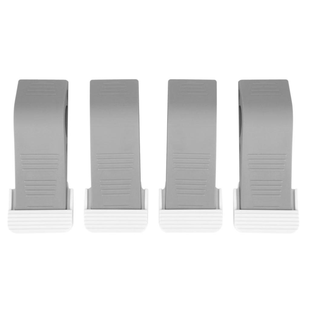 4 Pack Home Office Door Stop TPR Rubber Wedge Stopper Kids Baby Finger Safety Doorstop