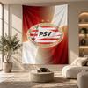 Dekoratives Wandbehang, PSV Eindhoven FC Aufdruck Wandkunst, Leichte Wanddekoration für Schlafzimmer Hintergrund