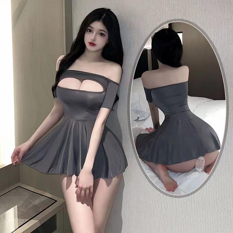 6355 Plus Size Sexy Lingerie Nightgown - Women's Drip Temptation