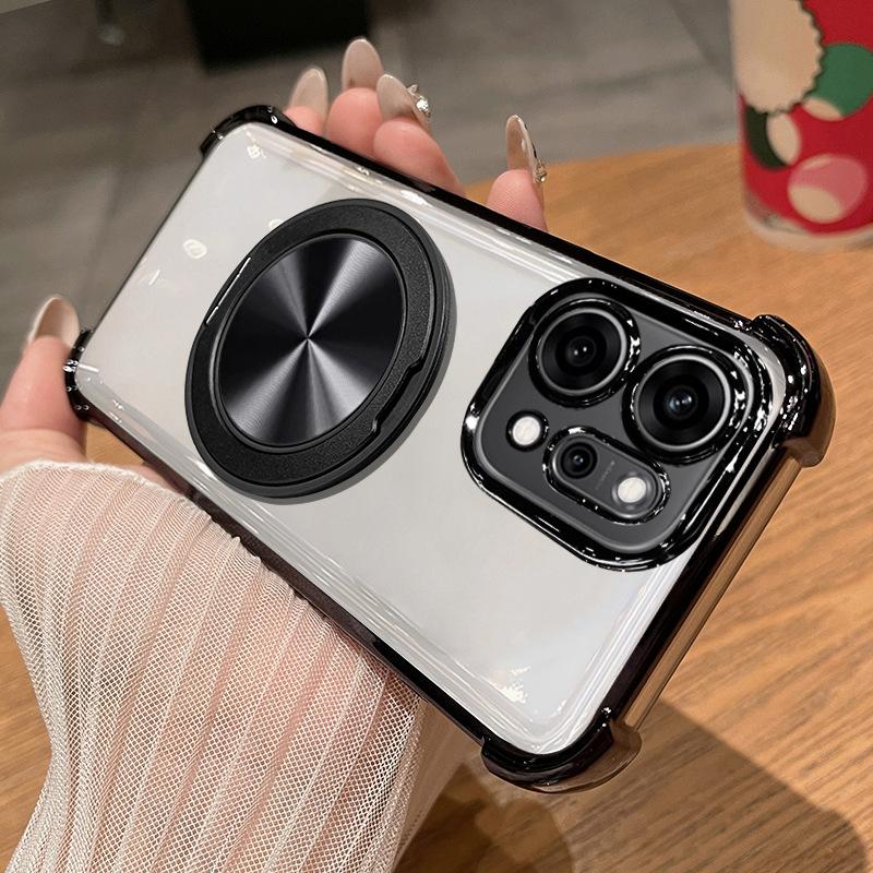 OPPO Reno11Pro Mobile Phone Case Reno11 Decompression Rotating Bracket Reno11F Magnetic Protective Case