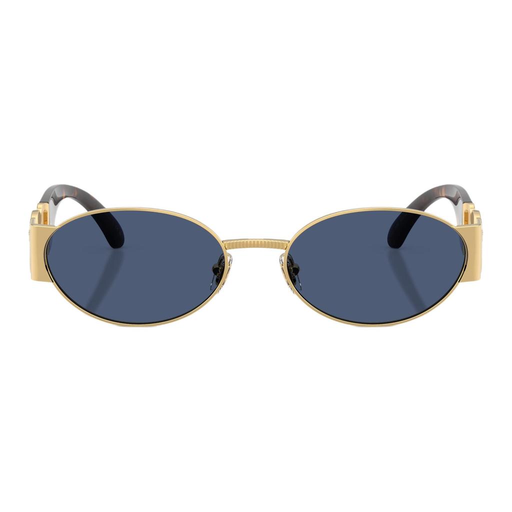 Versace Vintage Fashion Logo Oval Sunglasses Unisex sunglasses Tortoise 0VE2299-100280