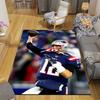 Brady Flannel Printed Carpet, Home Sofa Decoration for Living Room & Bedroom, Non‑Slip Play Flannel Floor Mat for Game Room