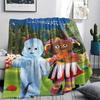 In The Night Garden Print Flannel Blanket, High Quality Comfortable for All Seasons, Home Decor, Warmth and Comfort, Perfect for Christmas Gifts45