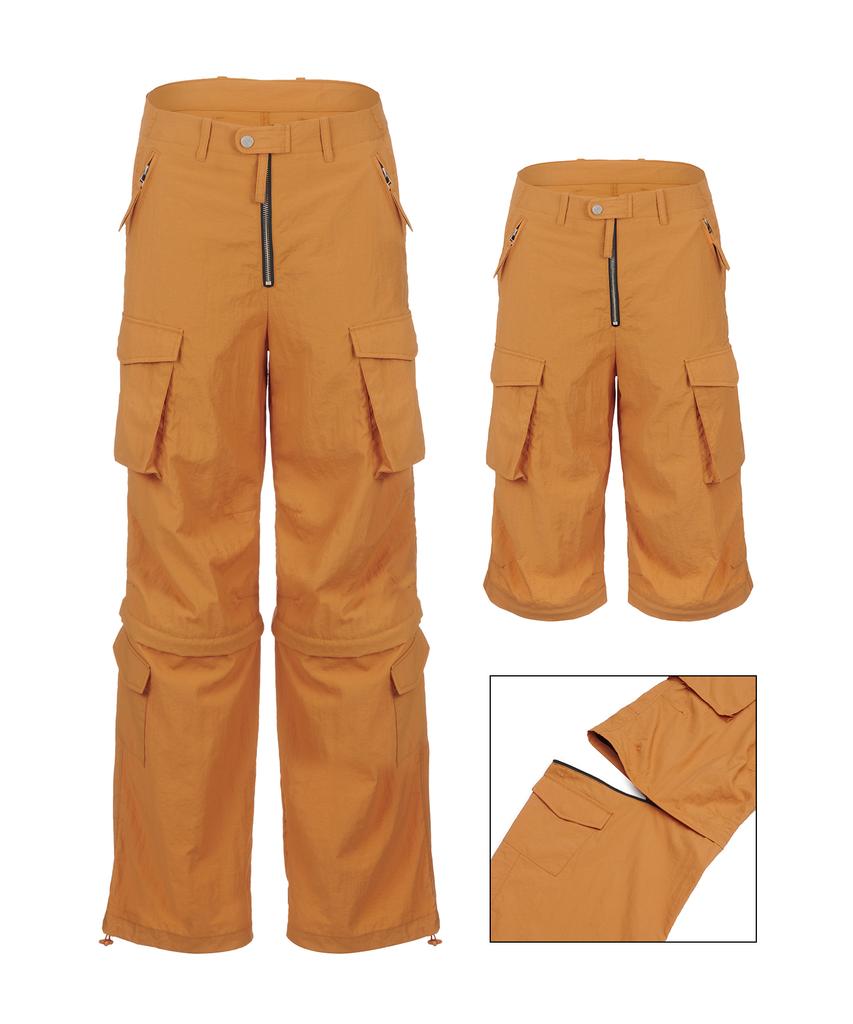 THEVINYLHOUSE Detachable Cargo Pants Orange (Vh2Dsupa12A)