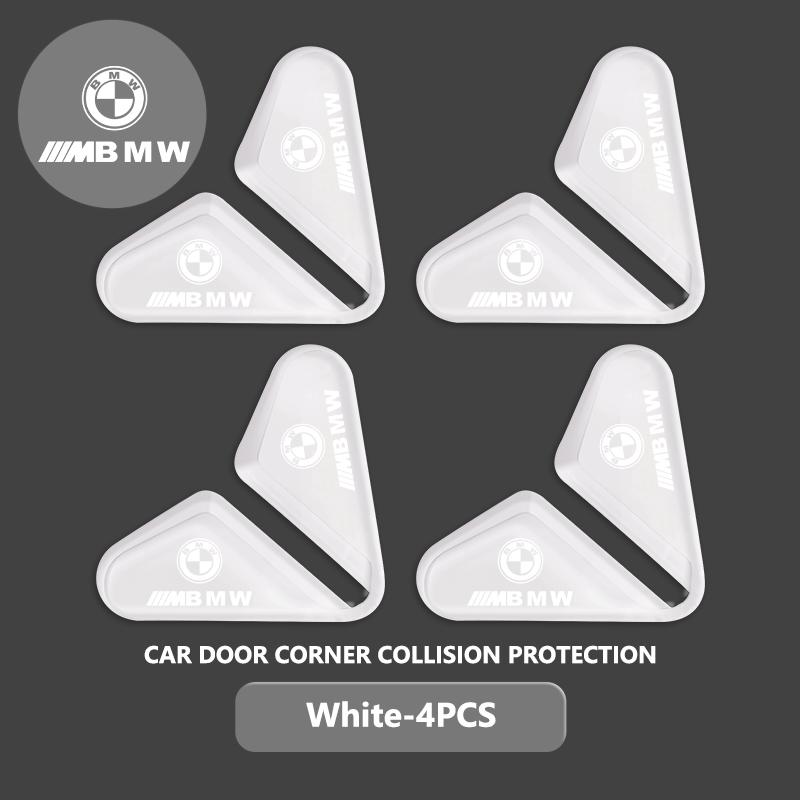 FA42/4pcs Car Door Corner Protective Anti-collision Guard Covers For BMW Performance M E87 E30 E46 E28 F35 G20 E93 F20 X3 X
