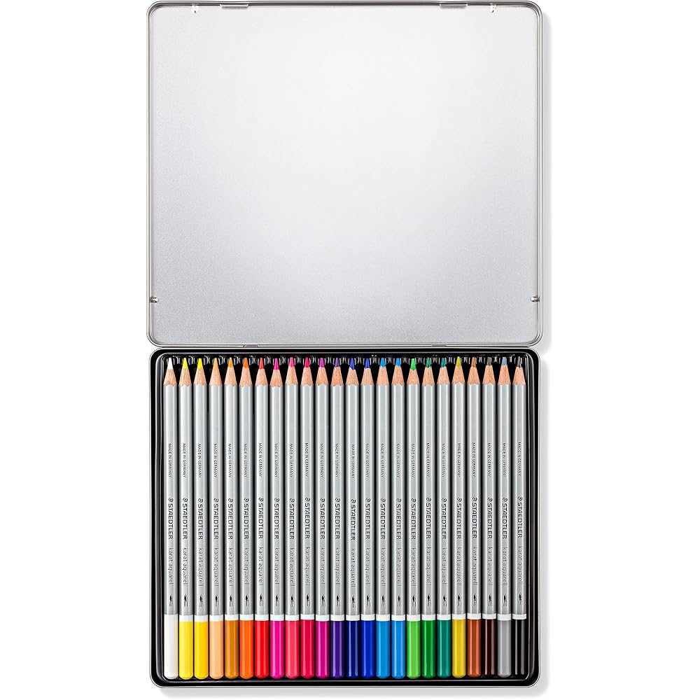 STAEDTLER (STAEDTLER) Colored Pencils 24 Color Watercolor Pencils Calato Querrell 125 M24