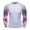 Cody Lundin Polyester Spandex 3d Print Compression T Shirts Sublimated MMA Rash Guard Surf Long Sleeve Boxing Gym Fitness Tops
