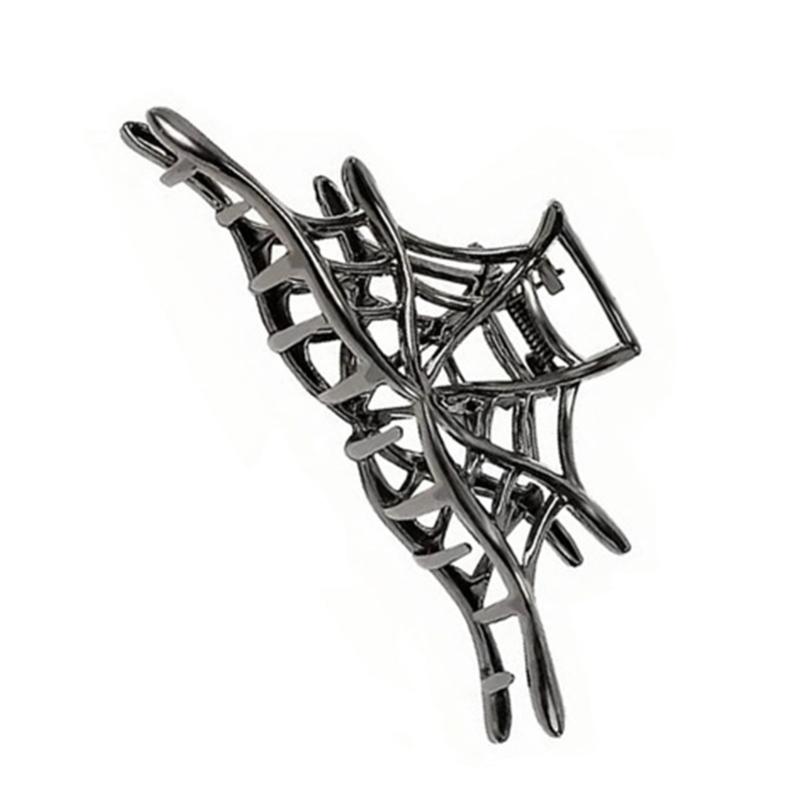 

Spiders Web Metal Hair Clip Secure Grip Practical Hairpin Nonslip Hair Accessory Fashin Hair Claw For Women And Girls