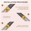 Conical Long Barrels Attachment For Dyson Airwrap HS01 HS05 20MM-36MM Auto-Wrap Curling Iron Curlers- 0.78In-1.4In