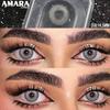 AMARA 1 Paar farbige Kontaktlinsen Make-up Blaue Pupillen Natürliche Braune Linsen Grüne Farbe Augenlinse Kosmetische Colorcon