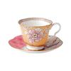 Wedgwood Butterfly Bloom Yellow Teacup and Saucer Set