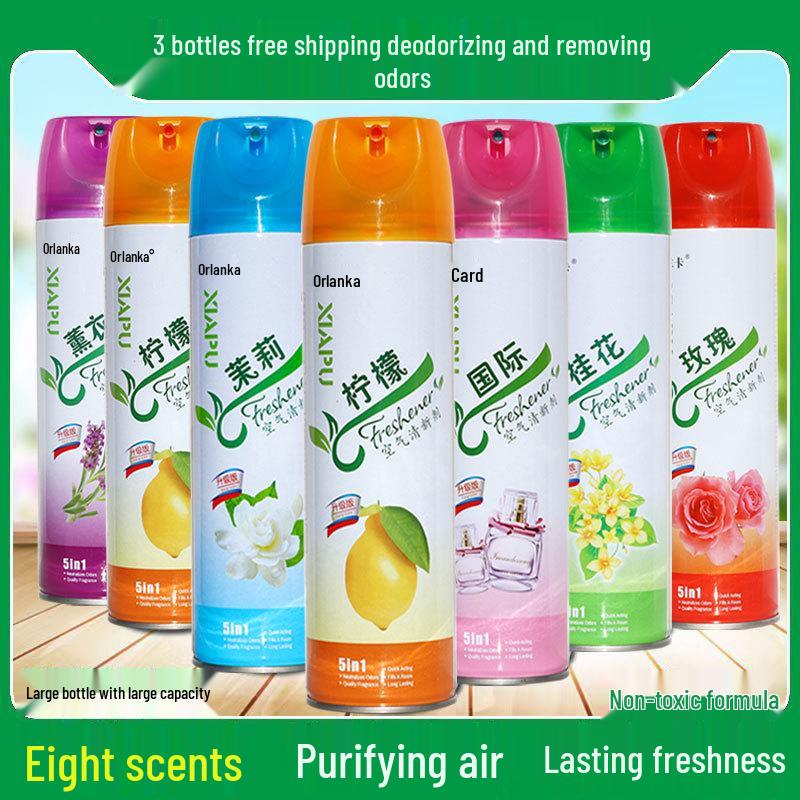 Air Freshener Spray: Buy 1, Get 3 - Indoor & Toilet Deodorizer 