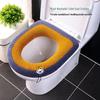 Universal Plush Velvet Winter Toilet Seat Cover & Cushion Ring