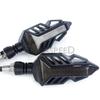 Sequential Motorcycle LED Turn Signal Lights Amber Flowing Water Motorbike Blinkers Indicator 12V Universal Lamp