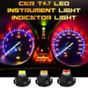 Multicolor Car LED Lights Bulb T4.7 Indicator Light Bulb Car Dashboard Warning Indicator Light Instrument Lamp Auto Lamp