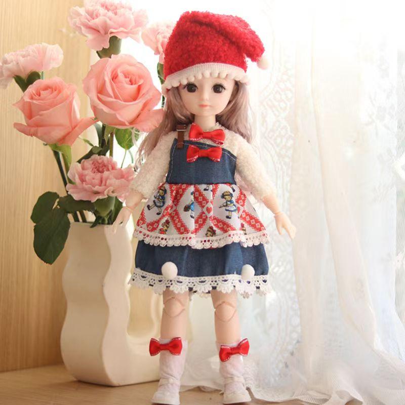 Oblečení pro 30cm panenku Pěkné šaty 1/6 BJD panenka DIY Oblékání Lolita Princeznovská sukně Oblečení Hračka pro dívku Sváteční dárek Doplňky pro panenku