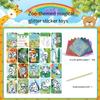 Magical Art Glittering Sticker Book Children's Party Colorful DIY Coloring Book Educational Toys