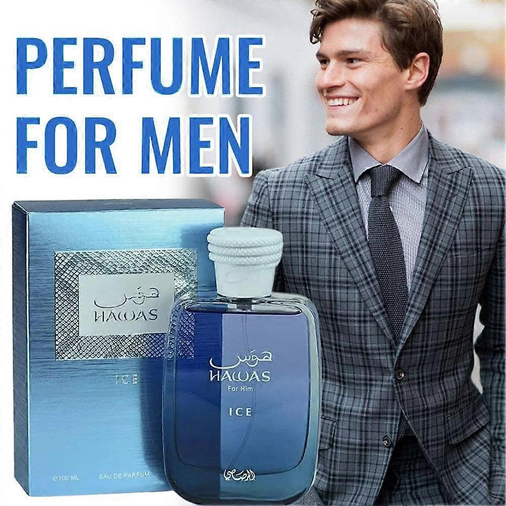 Rasasi Hawas for Him Perfume 100ml Icy Fresh Aquatic Men Cologne Spray