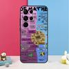 Symbol Math Science Physics Formulas Case For Samsung Galaxy S22 S23 S24 Ultra S8 S9 S10 Plus Note 10 20 Ultra S20 S21 FE Cover