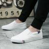 Men Shoes Casual Canvas Four Seasons Slip-on Unisex Man Fashion Walk Sneakers Flats Breathable Light Black Lovers Shoes Footwear