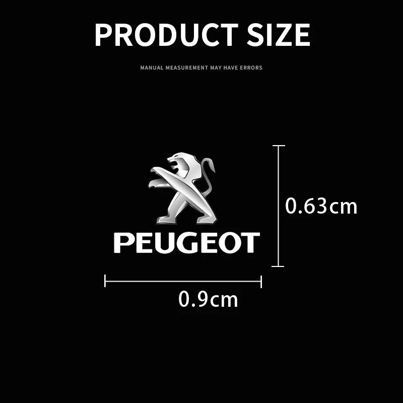 2026 Hete Auto Sticker Voor Peugeot Mode Nieuwe Auto Interieur Decoratie Stickers Badges Embleem Auto Styling Voor Peugeot 206 307 308