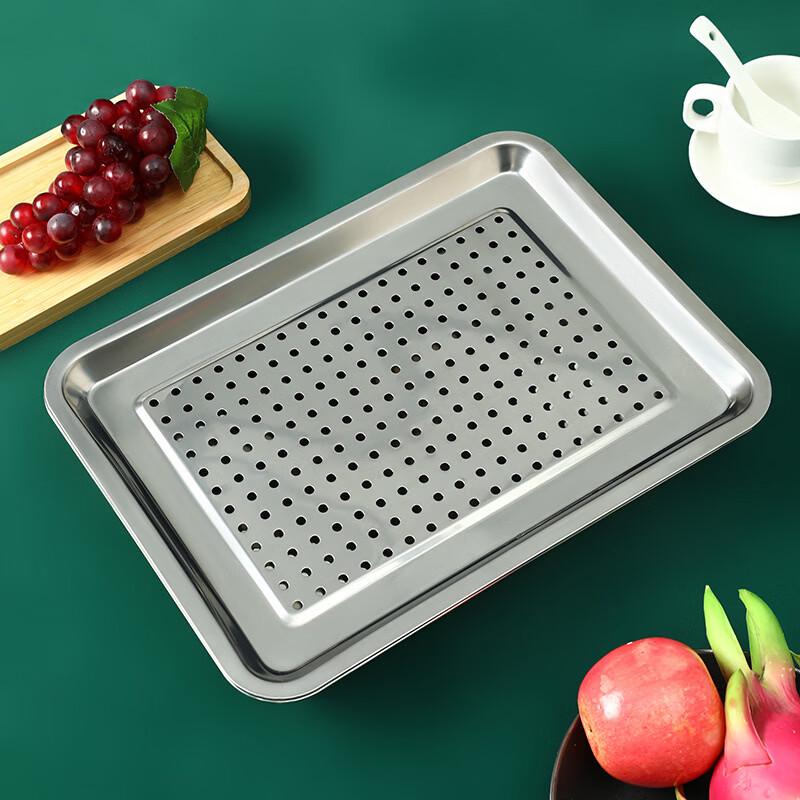 UOSUUOSU Stainless Steel Draining Tea Tray