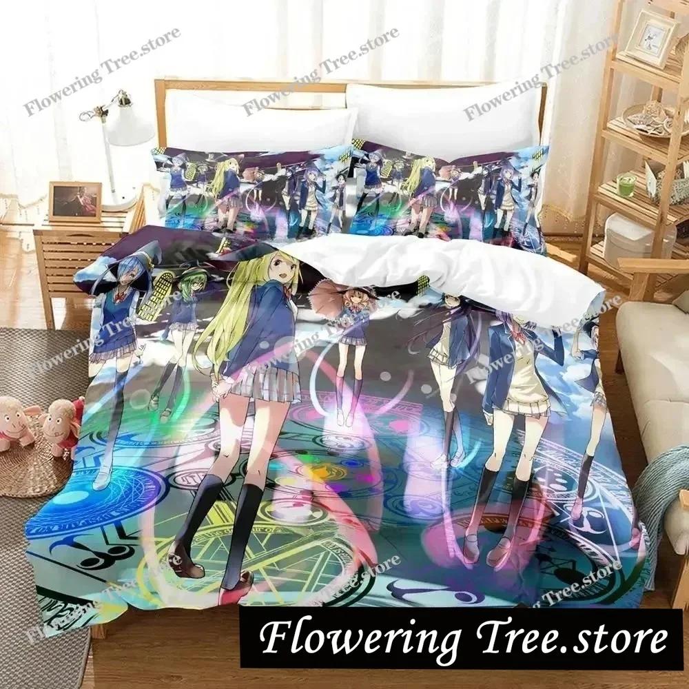 Yamada-kun and the Seven Witches Bedding Set Cartoon Anime Three-piece Set Adult Kid Bedroom Duvet Cover Sets 3D Kawaii Girls029