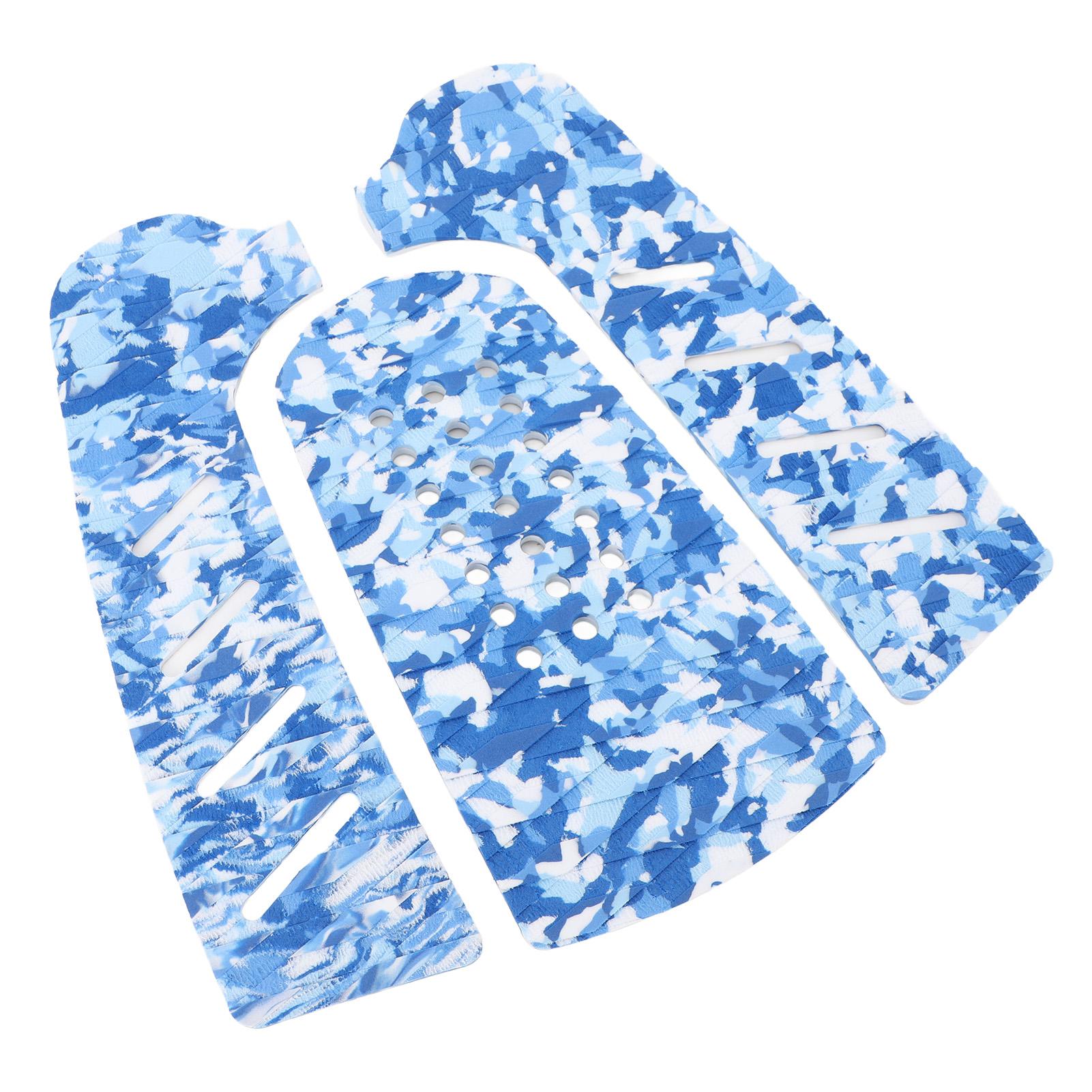 

3 шт. EVA накладка на палубу для серфинга с противоскользящим покрытием, двойной ромбовидный узор, коврик для серфинга с