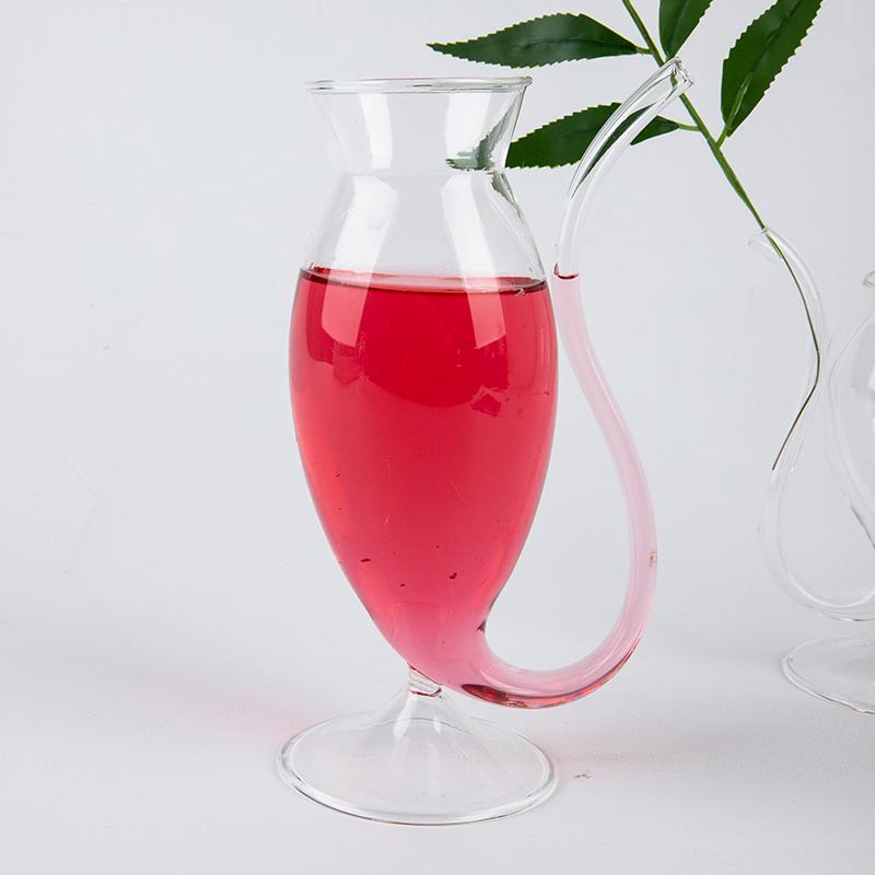 1 st HET FÖRSÄLJNING Vin Whiskeyglas Värmebeständigt Sugande Juice Dricksstrå Mugg