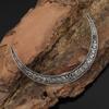 Alloy Retro Moon Hairpin Exquisite Carving Gothic Hairpin Ancient Style Hairpins  Women Accessory
