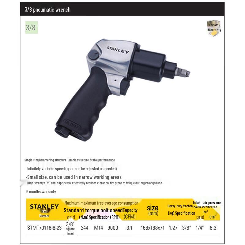 STANLEY Pneumatic Ratchet Wrench