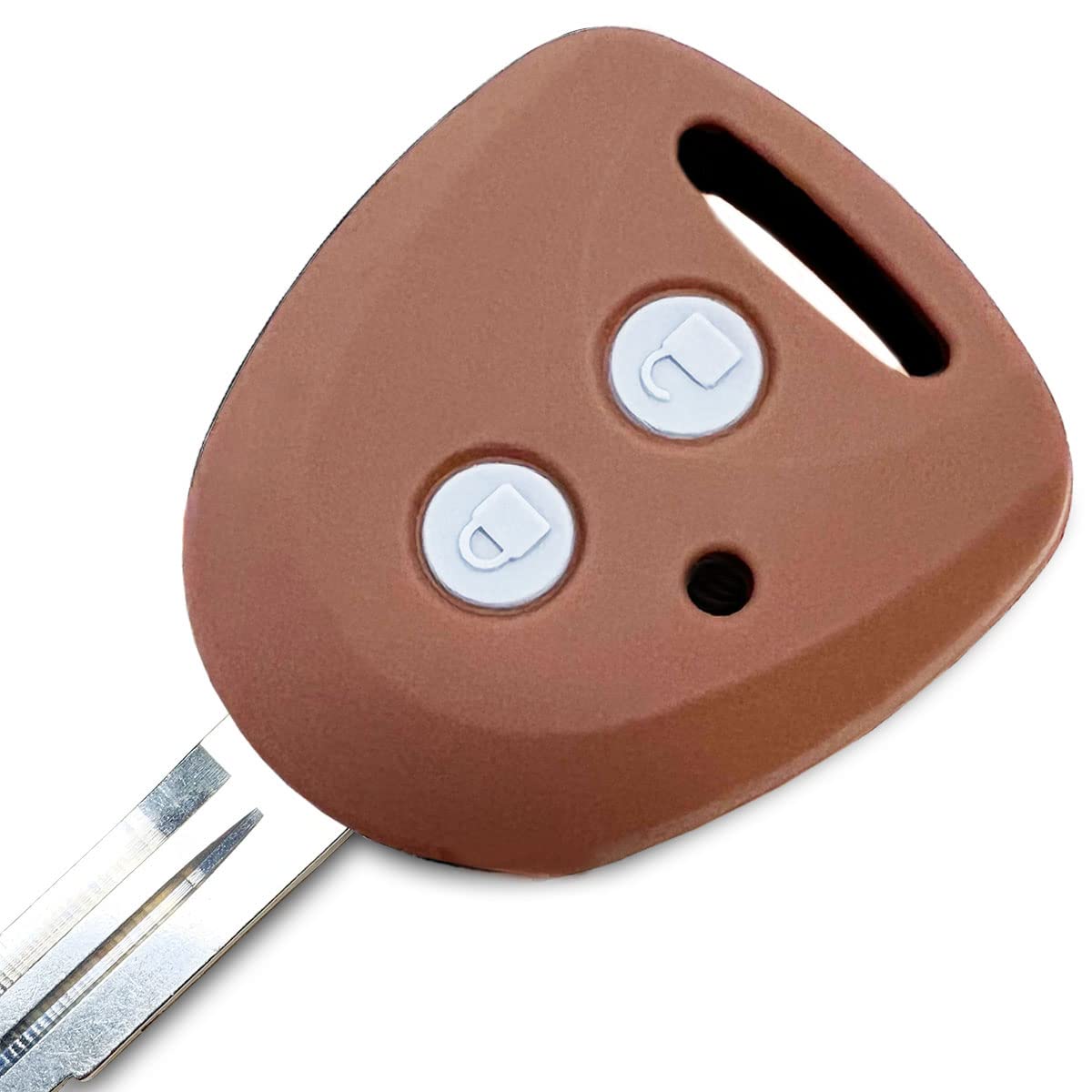

[IKT] (DKS-001BR) Silicone Cover for Keyless Keyless Keyless Key 2 Buttons Brown, Move, Tanto,