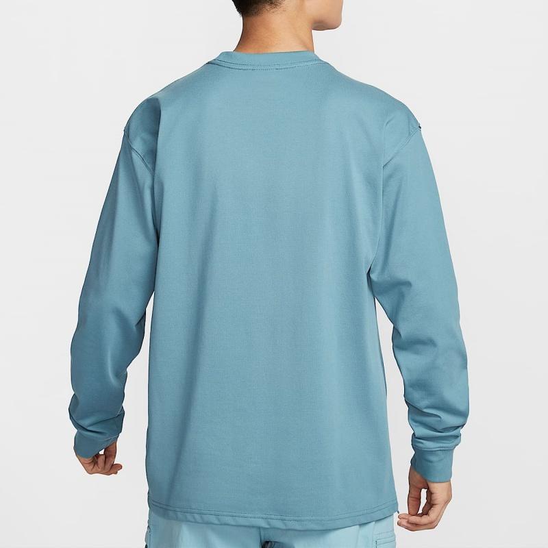 Nike Ss25 Acg Ls Lbr Tee Lungs Round Neck Fashion Versatile Long Sleeve T-Shirt Men Tops Smoke-Blue DR7754-006